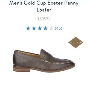 Grey Sperry Gold Cup Exeter Penny Loafer